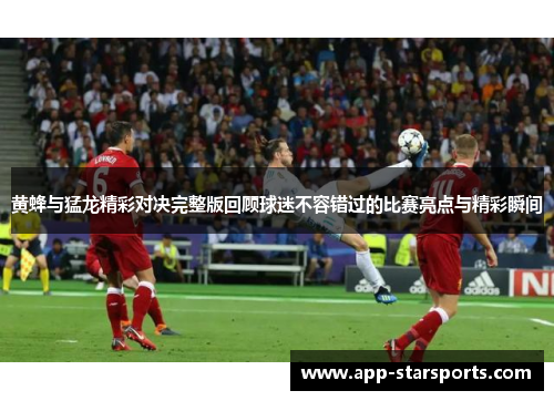 黄蜂与猛龙精彩对决完整版回顾球迷不容错过的比赛亮点与精彩瞬间